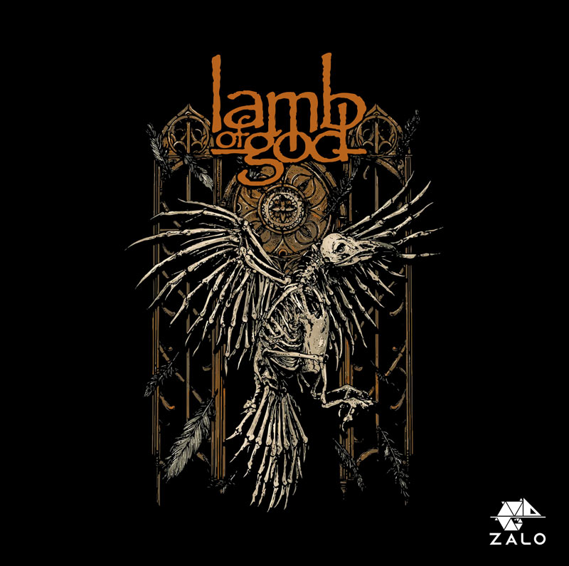 Lamb Of God estilo 1 negro 2