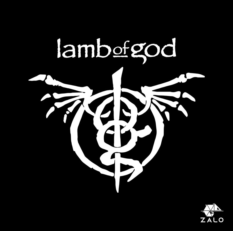 polo Lamb Of God lima estilo 3 - negro frontal