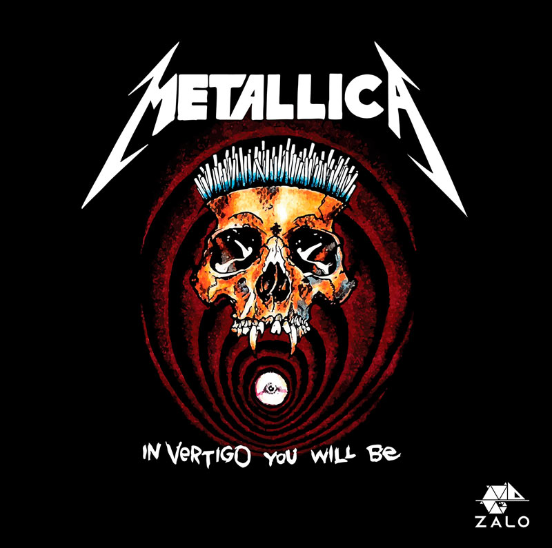 polos-Metallica estilo 5 - negro
